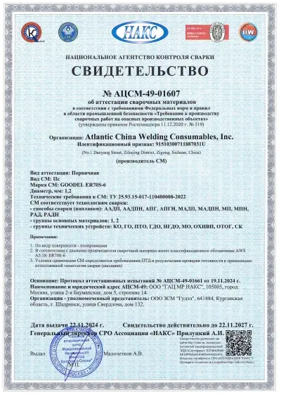 НАКС GOODEL-ER70S-6 П 1,2 мм